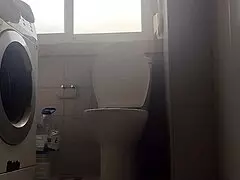 He Shaves Big Dick and Spits Out Milk