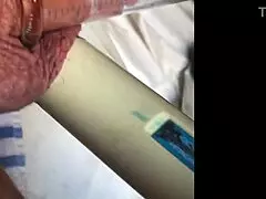 I cum after vibrator on my soft cockk