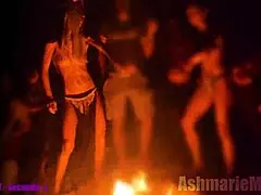 Slut Majick Feels Exposed in Public Cemetery