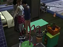 Hinting at Step Brother and Step Sister Wild Group Encounter in Orgy Reupload