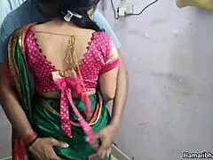 Indian Desi Bhabhi Feels Intense Emotions During Saree Fucking