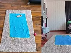 double the fun watching hottest dual cam naked workout