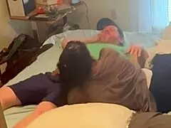 The Ebony Neighbor Came Over For A Homemade Fuck In The Bedroom