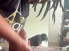 Double deepthroat with big cocks surprises her.