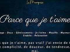 Parce que je t'aime, I love masturbating sensually with my big tits and reaching orgasm 😍 French solo