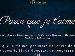 Parce que je t'aime, I love masturbating sensually with my big tits and reaching orgasm 😍 French solo