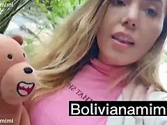 no panties at waterfall, sucked guy's dick, want to see? bolivianamimi 😏