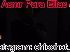 asmr boy masturbates monster cock to intense orgasm while moaning loudly.