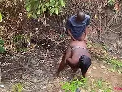 Outdoor Babe Gets Fucked Hard In The River Yard By Black Cock