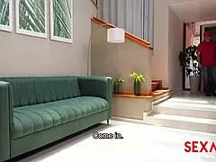 emily thorne pays husband's debt with quick sex in heels