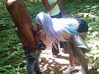 Exciting romp through the forest with friends and nature