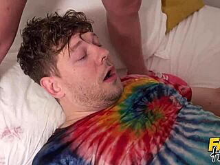 In the fake hostel dorm, two European college babes Alyson Thor and Jayla Deangelis started licking each other. Then they found a big hard cock, rode it wildly, and squirted in group ecstasy.