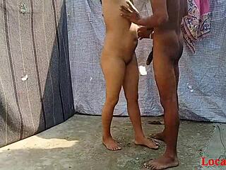 pink saree beautiful bengali bhabi enjoys hardcore sex in holi celebration video by localsex31