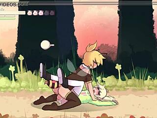 Max the Elf Pornplay Hentai Game Ep 1: Cute Gay Elf Pegged by Wild Futanari Monster Girl