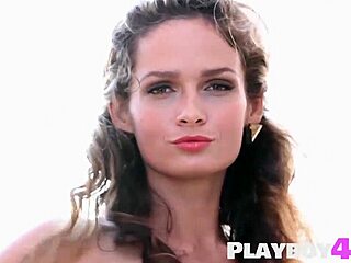 Big Ass Blonde Model Displays Her Stunning Curves on Terrace