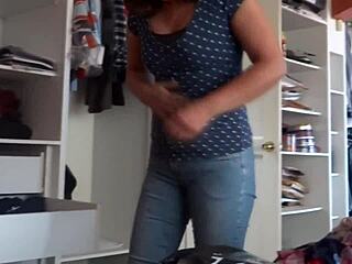 58-Year-Old Latin Mother Jerks Off Huge Cock For Friend's Son