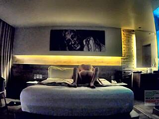 Desperate MILF cheats roughly after two months without sex! Wants husband to see!