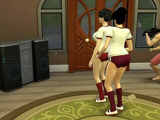 드래곤볼 패러디: 비델 납치돼 야한 신부로 변신