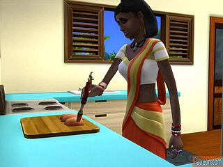 Indian Step Brother Masturbates and Sneaks to Sister's Room on Vacation