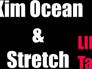 Kim Ocean And Taz Stretch Clothes In Intense Threesome Group Fuck