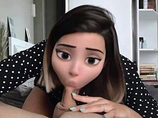 hottie swallows and rides with princess filter