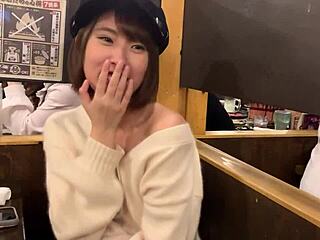 Amateur Asian Babe Aoirin Sucks and Rides in First Homemade Creampie Sex Video.