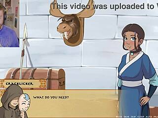 Avatar Trainer Gets Anal and Handjob in Wrong Side Parody