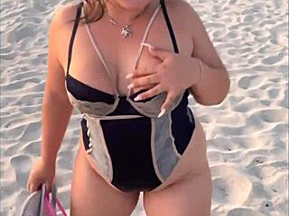 Nézd meg ezt a dögös kolumbiai csajt, La Paisát, ahogy keményen megdugják egy miami motelben a strand után!