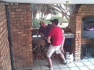 Ever seen a couple banging hard on a nature reserve porch?