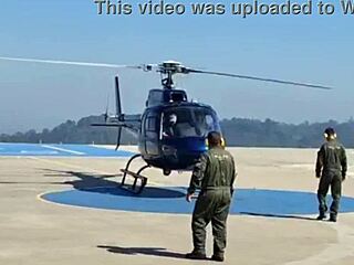 Deny Barbie Blonde Milf Bent Over For Big Black Cock Doggystyle After Helicopter Flight