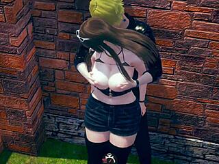 Anime Hentai: Lazy AI Girl Plays as Busty Himeko in 3DCG Eroge