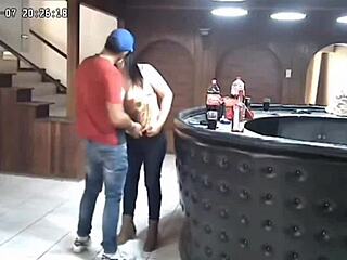 spycam catches husband cheating outdoors, sparking wife’s angry fight