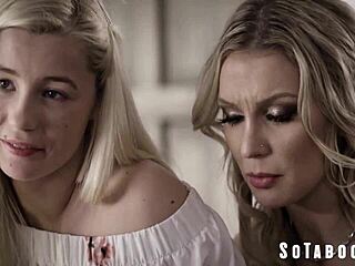 the kinky stepmom and her stepdaughter interviewed a potential stepdaddy for their twisted family. they wanted him to join in on hairy threesome fun with uncle vibes.