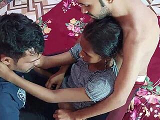 rumpa21 babe takes two guys in her gaping pussy for intense 3some fucking