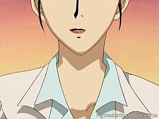 anime babe, your orgasm is so intense while masturbating!