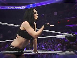 WWE Paige porn titantron with brunette vibes