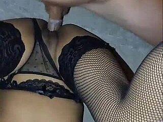 my best friend's wife got accidentally creampied in a homemade mexican threesome with boobs and slutty amateur action