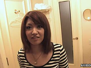 Japanese Saaya Hazuki Masturbates Wildly and Sucks Cock in Uncensored Action