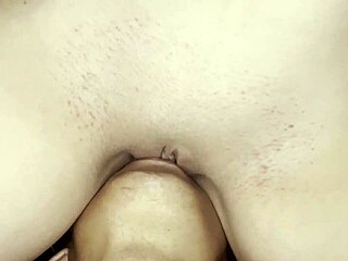 Cheating wife gets pussy licked after lover