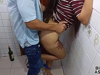 breaking my niece's ass in the bathroom at my aunt's party house