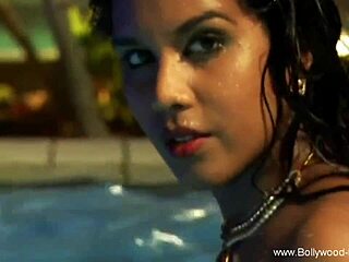 dancer from india enjoys sensual solo performance alone