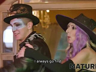 i was fucking hide and seek in halloween cosplay with my granny, oh shit