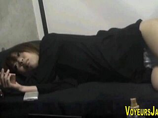 japanese babe fingerbangs and orgasms in public outdoor spot