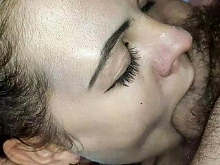 Ball licking blowjob orgasm