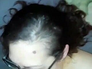 Curvy Latina brunette in hot amateur couple action, so fun to get her off!