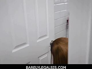 tender petite 18+ girls dani blu and jeni angel give handjob to step brother myles long.