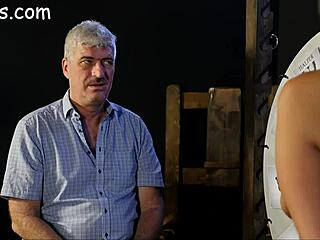 Girl Ass Caned In BDSM Humiliation