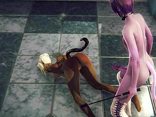 Furry hentai madness with Thundercats sex in Japanese manga anime game porn