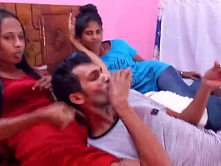 bengali teen foursome sex with hot sluts 😈