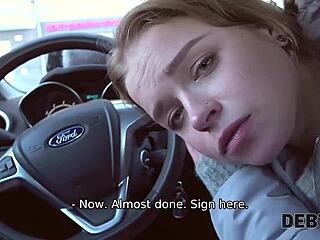 Debt4k Calibri Angel Trades Debt for Bigger Tits